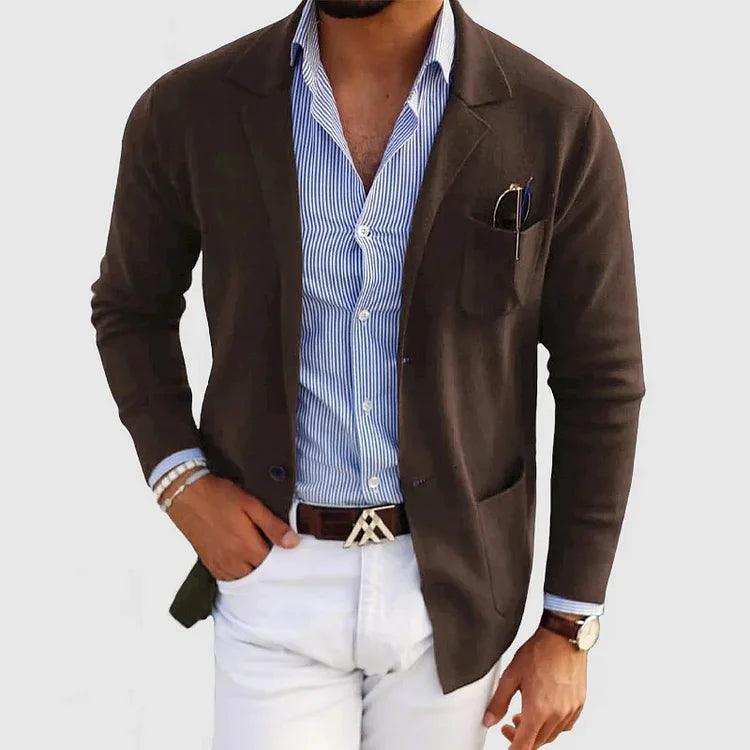 Ethan | Sharp Tailored Slim-Fit Formal Blazer for Men