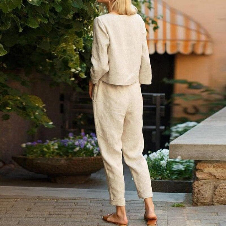 Sienna | Women’s Lightweight Linen Loungewear Set