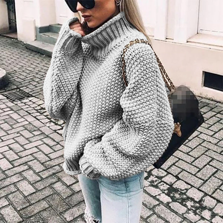 Ava | Women’s Chunky Knit Turtleneck Sweater