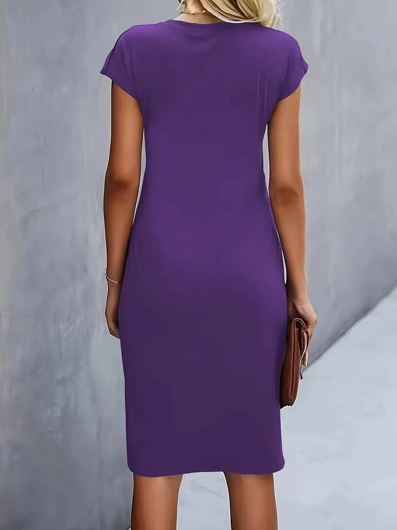 Aria | Timeless Short-Sleeve Bodycon Dress For Women
