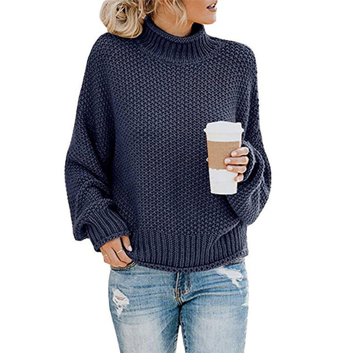 EMMA | Women’s Oversized Chunky Knit Turtleneck Sweater