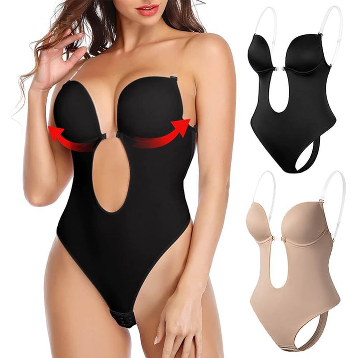 Ava | Sculpting Deep-Back Seamless Body Shaper for Women