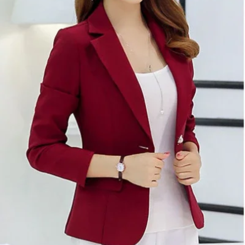 Sophia | One-Button Notch-Lapel Women’s Blazer