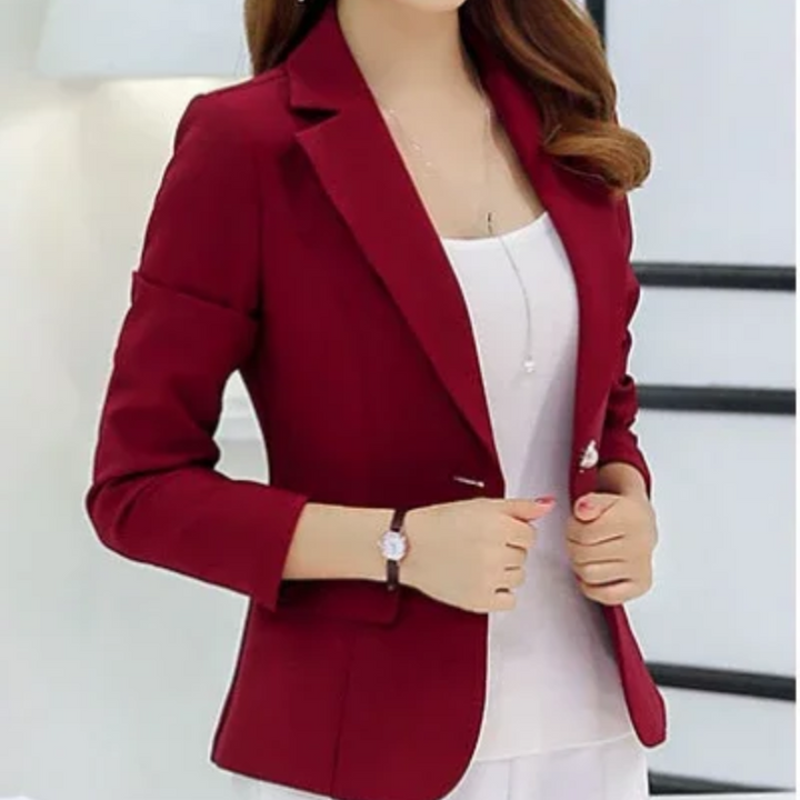Sophia | One-Button Notch-Lapel Women’s Blazer