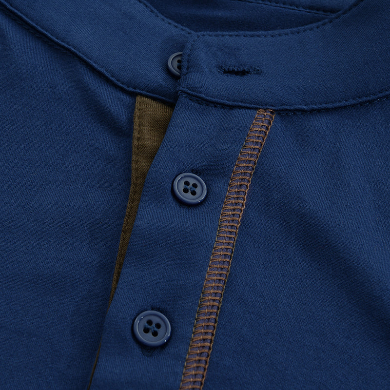 Ryan | Men’s Slim Fit Casual Henley T-Shirt