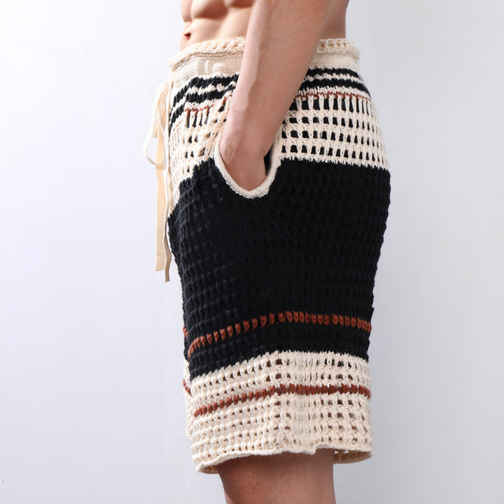 Cairo | Men’s Braided Knit Beach Holiday Shorts