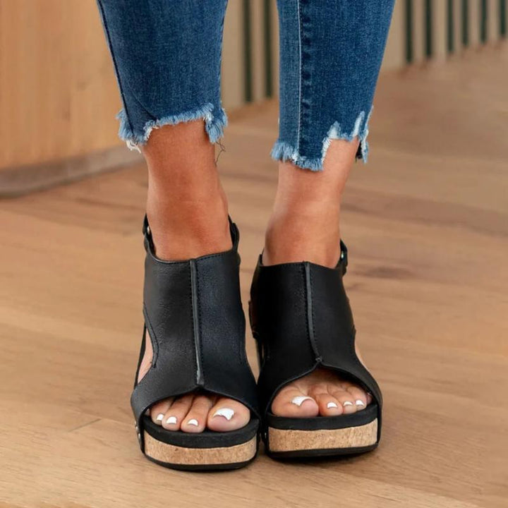 Mila | Stability-Enhanced Leather Comfort Sandals for Women