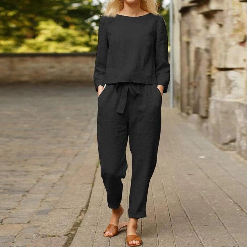 Sienna | Women’s Lightweight Linen Loungewear Set
