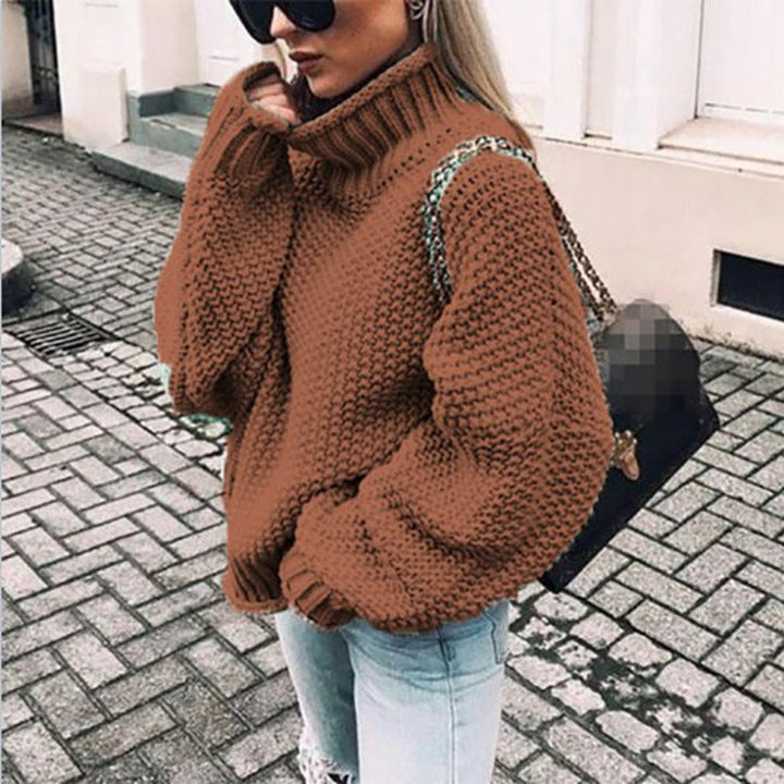 Ava | Women’s Chunky Knit Turtleneck Sweater