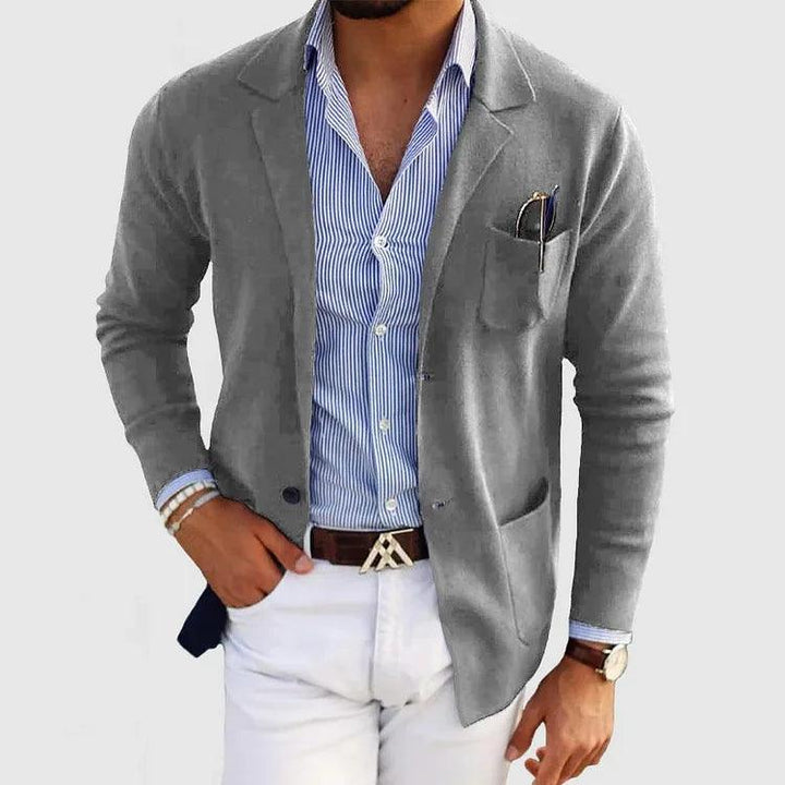 Julian | Single-Breasted Soft Men’s Blazer With Notch Lapel