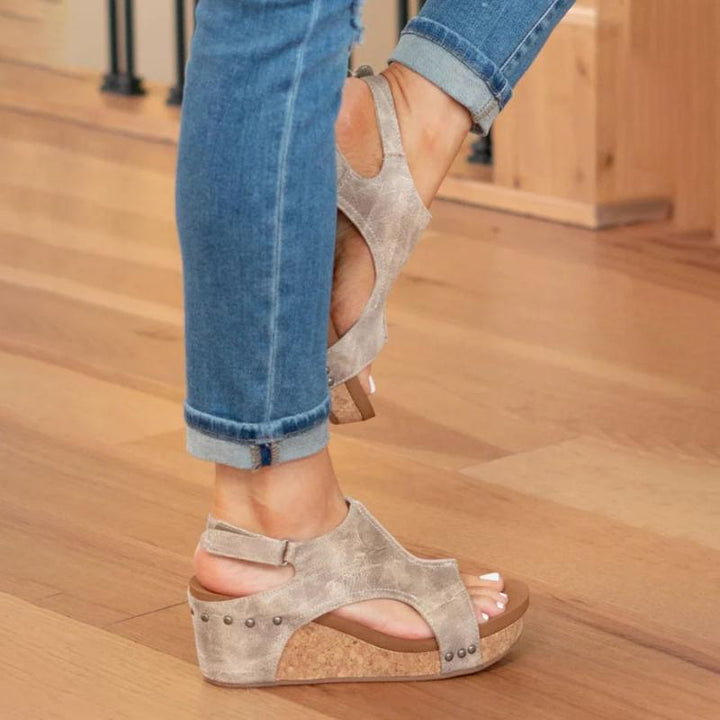Mila | Stability-Enhanced Leather Comfort Sandals for Women