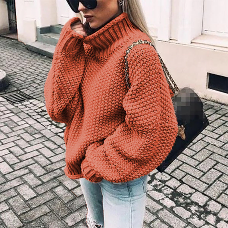 Ava | Women’s Chunky Knit Turtleneck Sweater