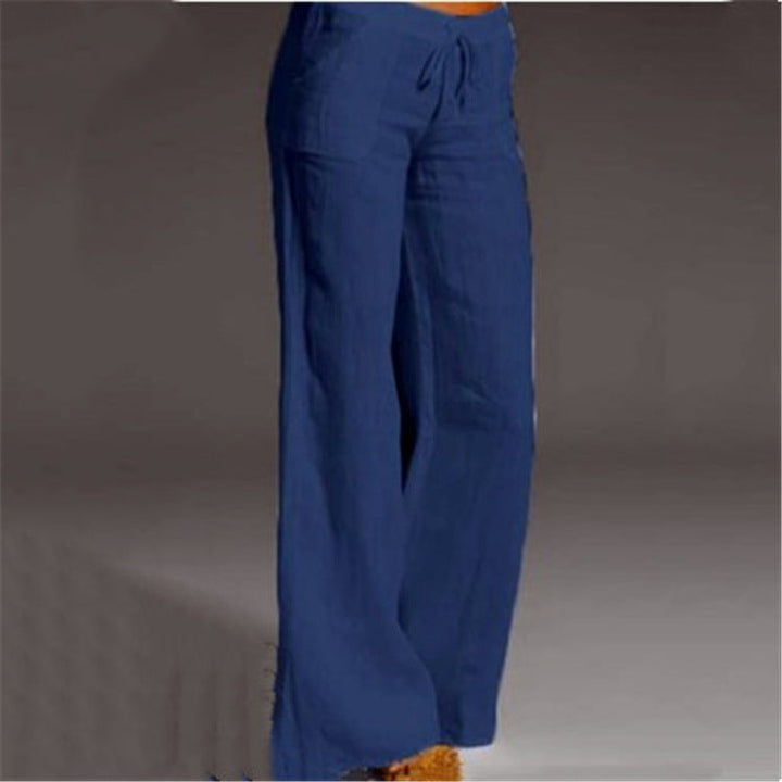 Elara | Breezy Linen Relaxed-Fit Summer Trousers For Women