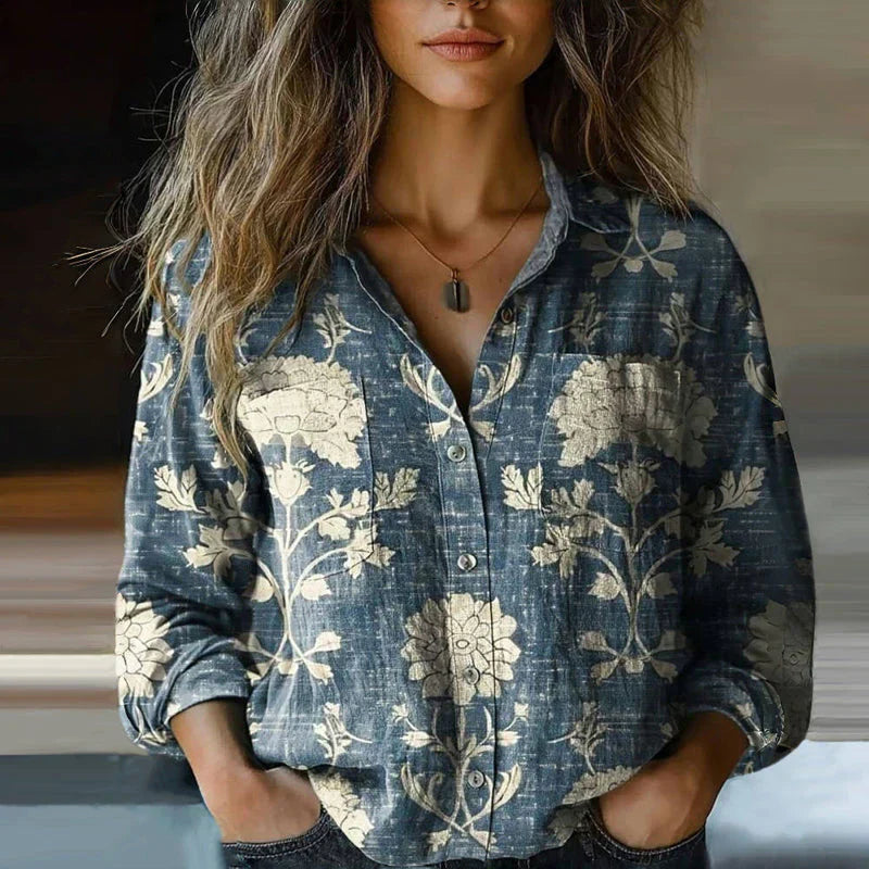 Isadora | Bohemian Vintage Long-Sleeve Blouse For Women