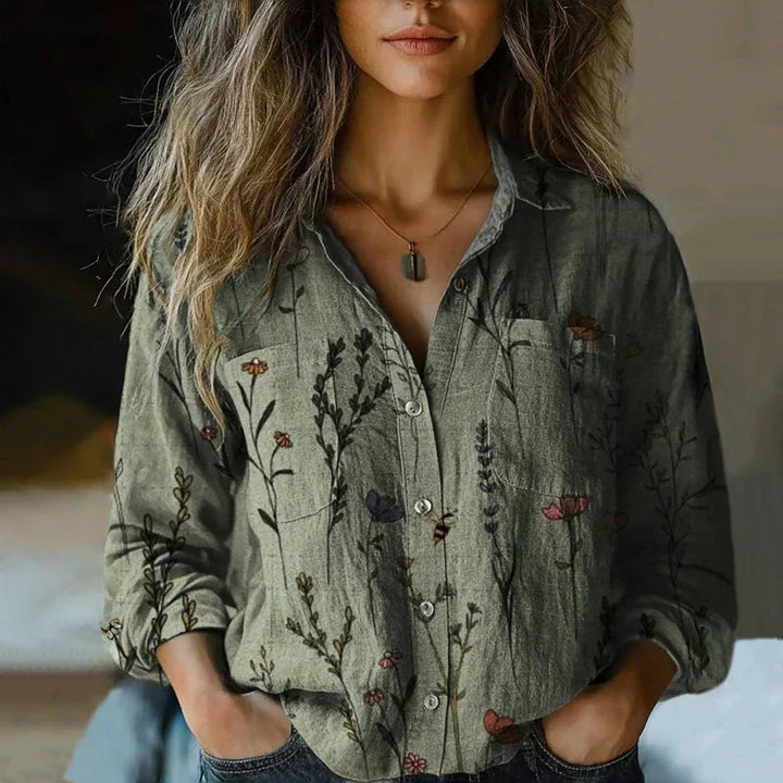 Isadora | Bohemian Vintage Long-Sleeve Blouse For Women