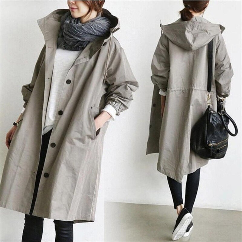 Clara | Women’s Hooded Trench Coat