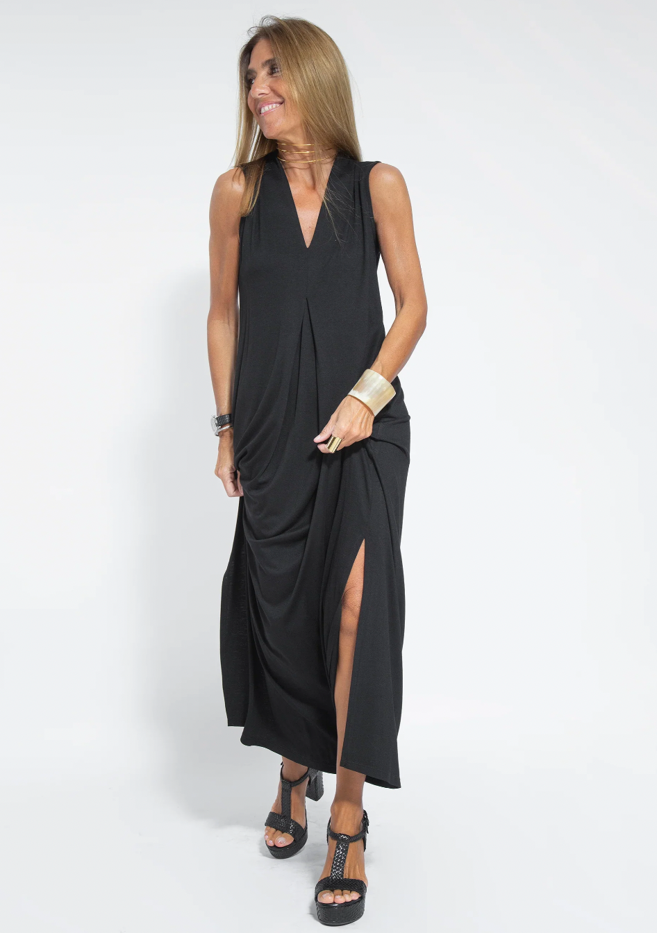 Rosalie | Women’s Long Dress and Vest Two-Piece Set