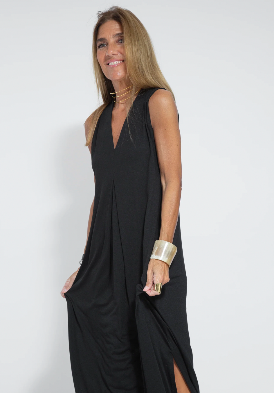 Rosalie | Women’s Long Dress and Vest Two-Piece Set