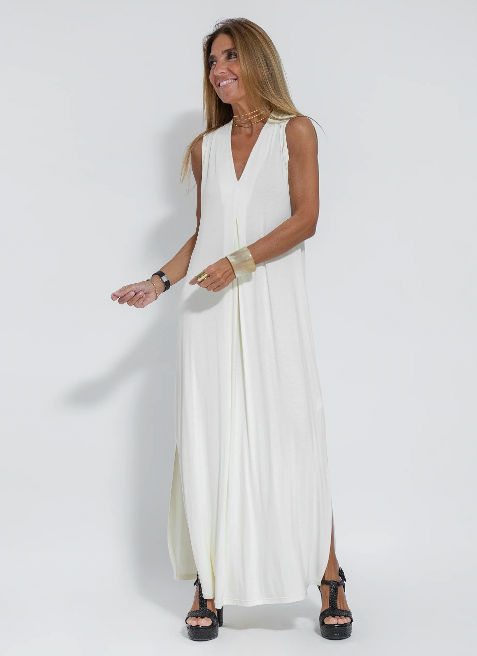 Rosalie | Women’s Long Dress and Vest Two-Piece Set