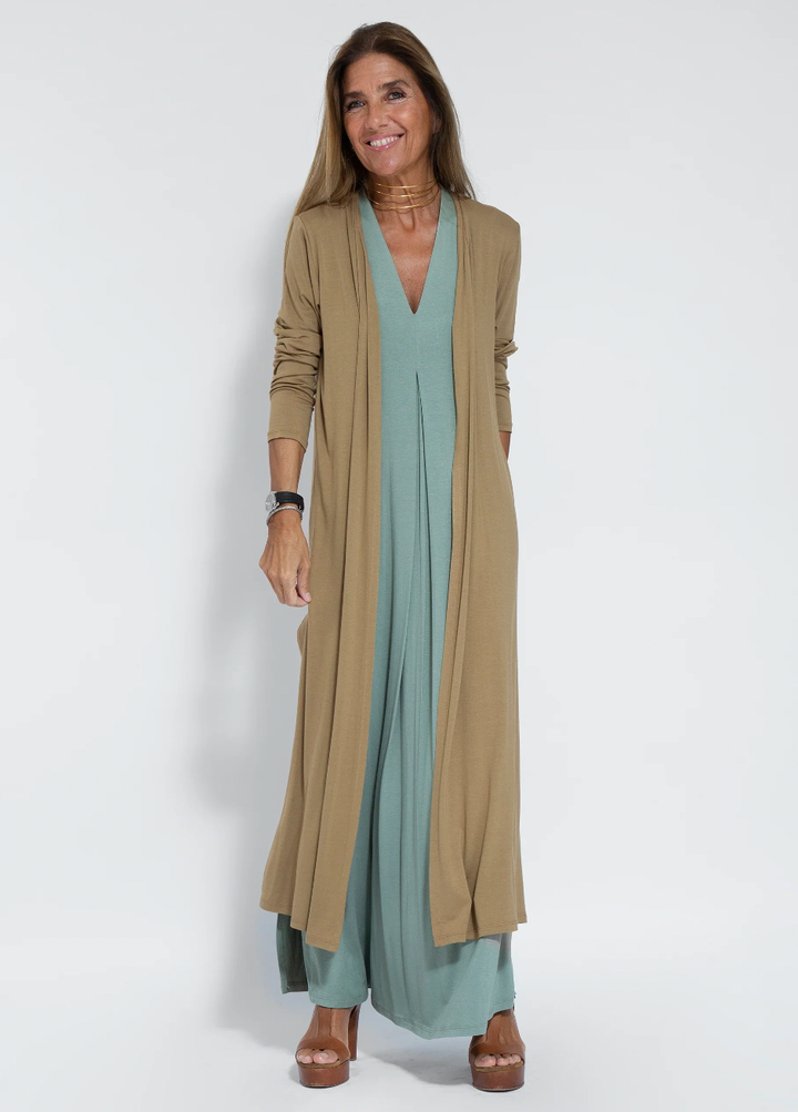 Rosalie | Women’s Long Dress and Vest Two-Piece Set