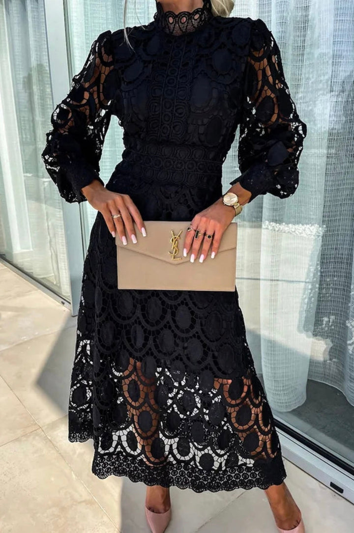 Elara | Refined Lace Evening Dress With Timeless Feminine Charm