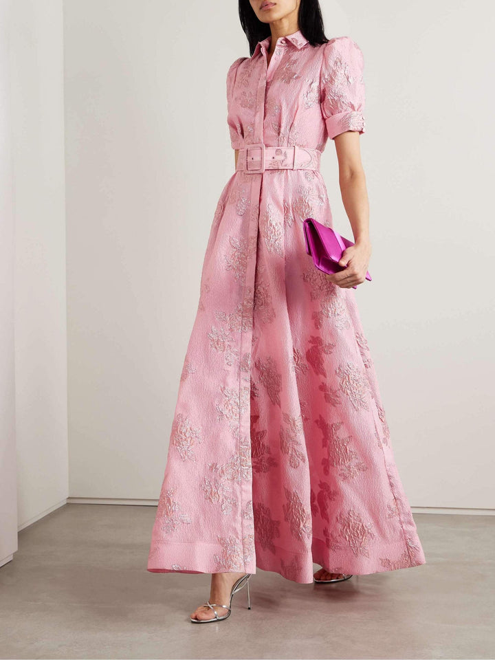 Elise | Elegant Women’s Short Puff Sleeve Dress