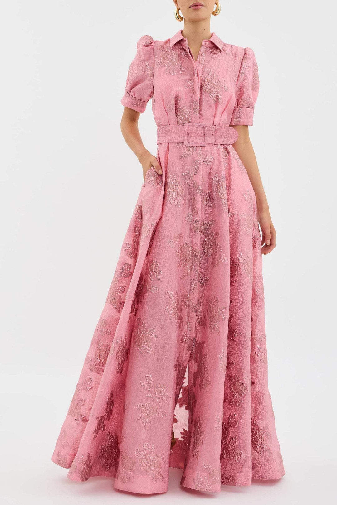 Elise | Elegant Women’s Short Puff Sleeve Dress