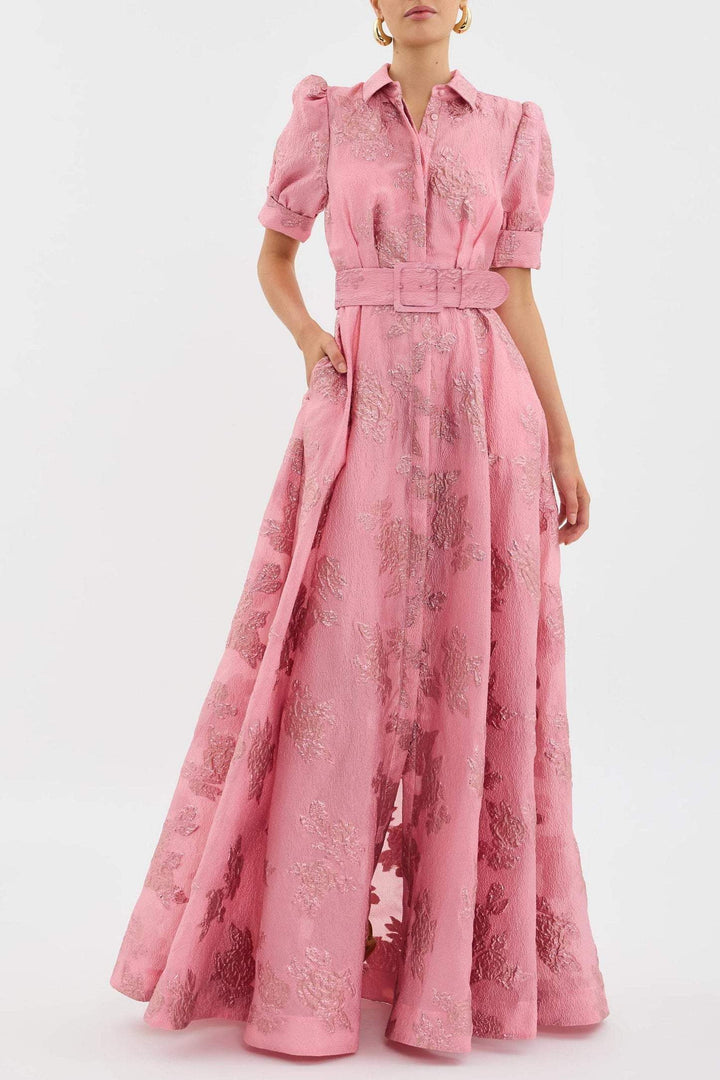 Elise | Elegant Women’s Short Puff Sleeve Dress