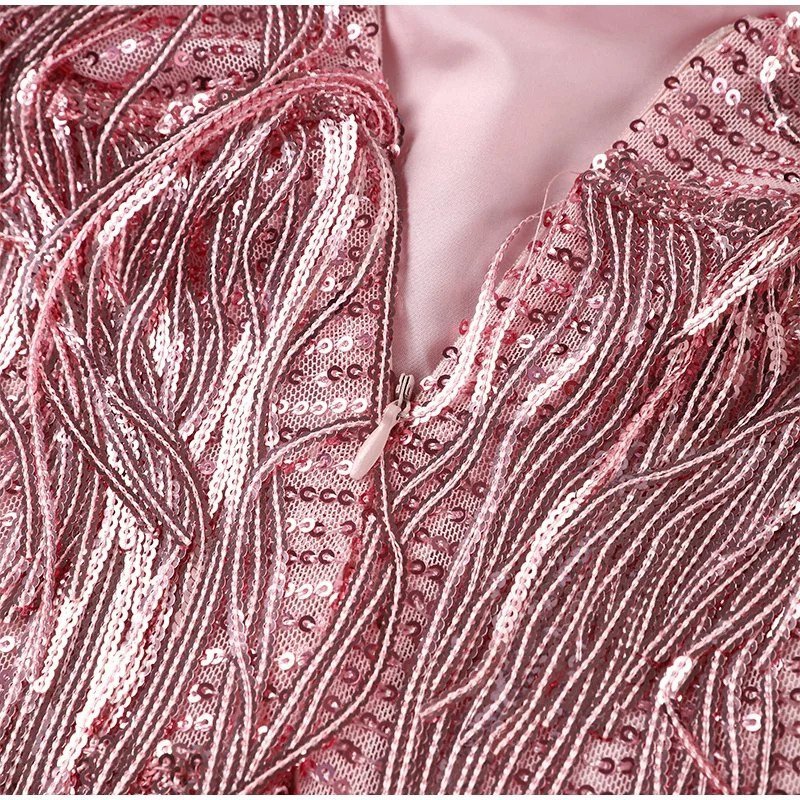 Isadora | Women’s Luxurious Feather Mini Dress