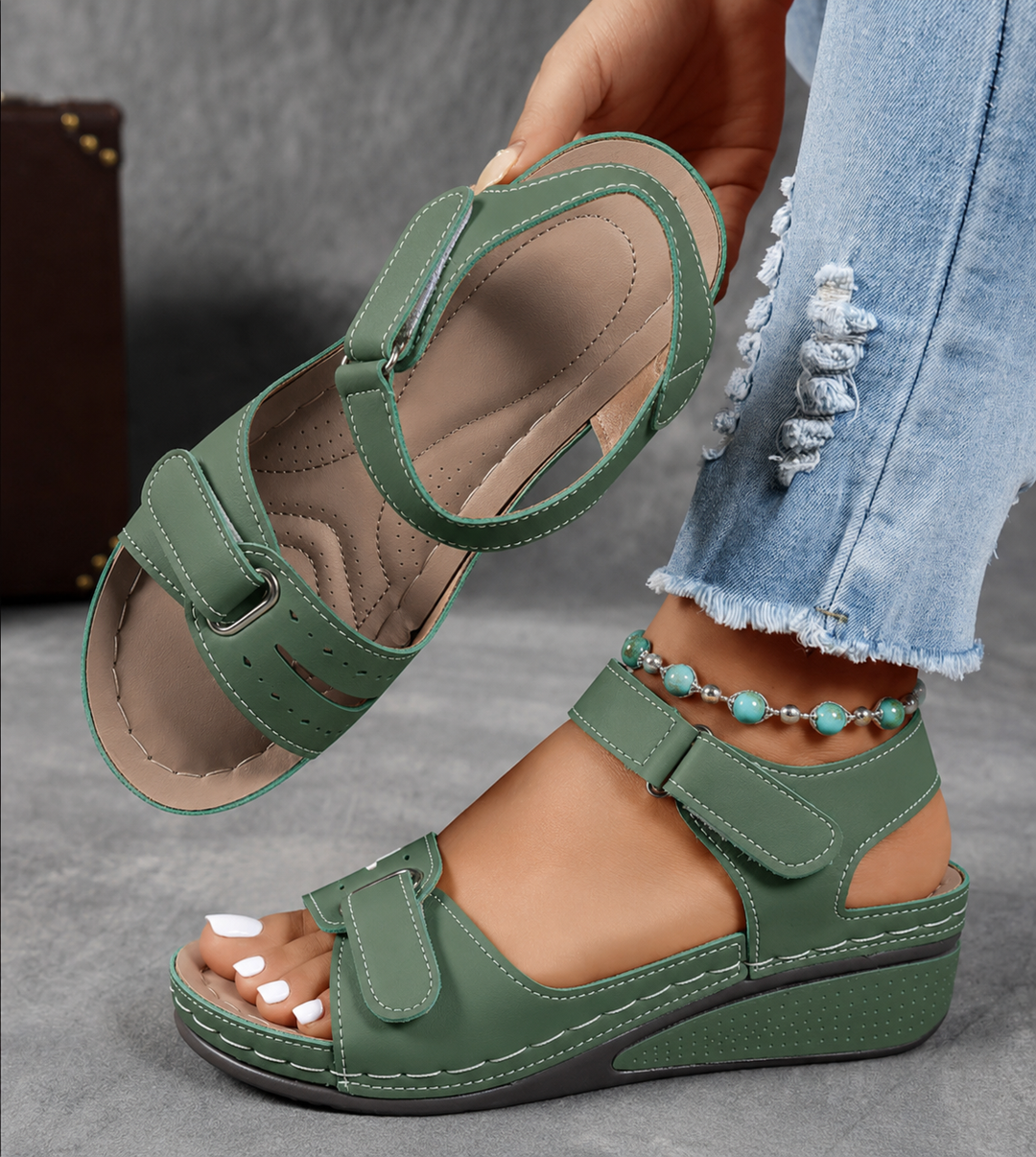 Nina | Supportive Orthopedic Wedge Sandals For Women