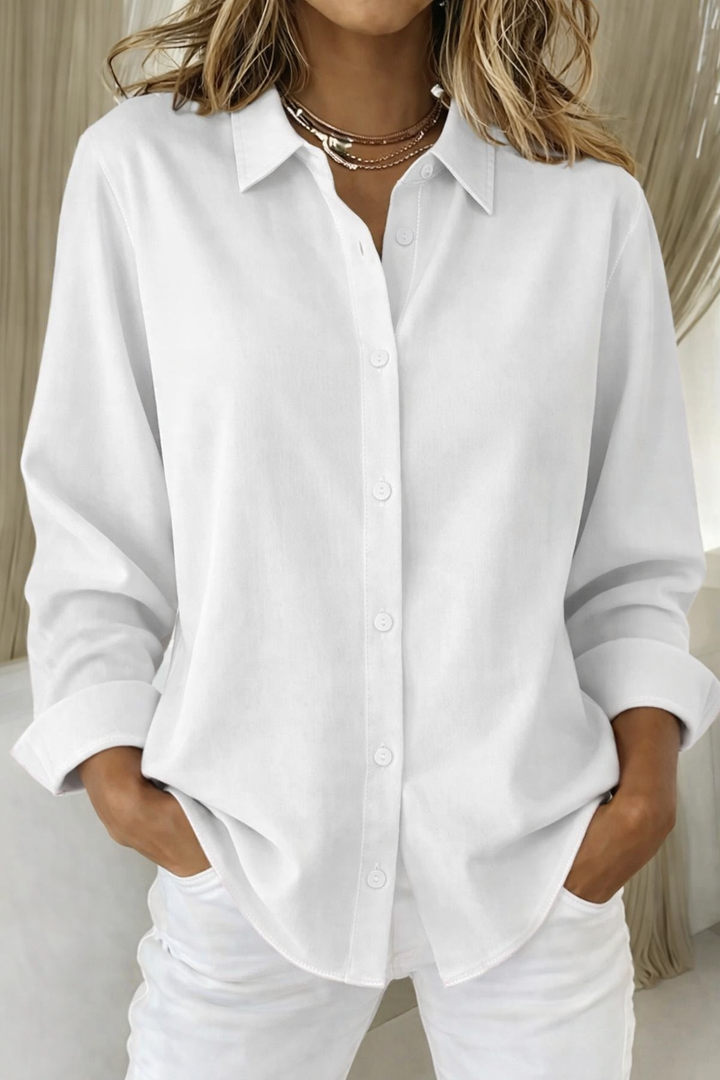 Sophie | Elegant Button-Front Blouse For Women