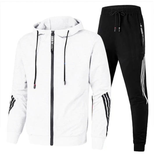 Ryder | Men’s Sporty Zip Jacket And Jogger Activewear Set