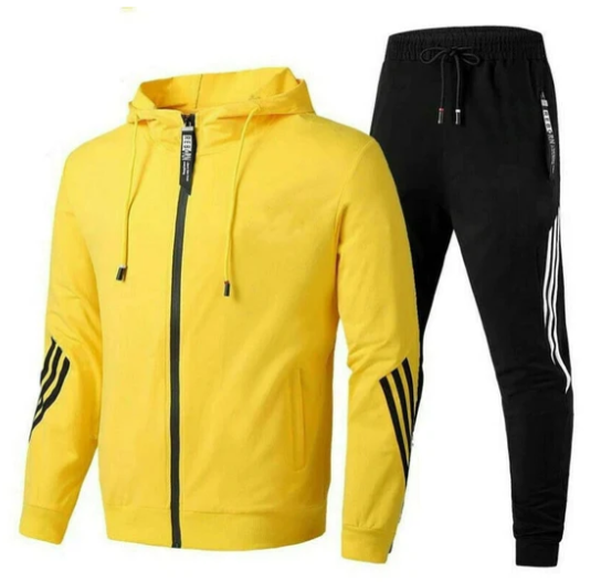 Ryder | Men’s Sporty Zip Jacket And Jogger Activewear Set
