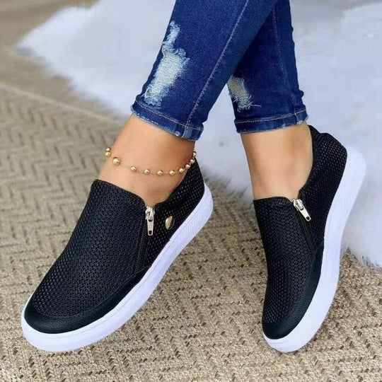 Ariana | Supportive Women’s Zip-Up Sneakers