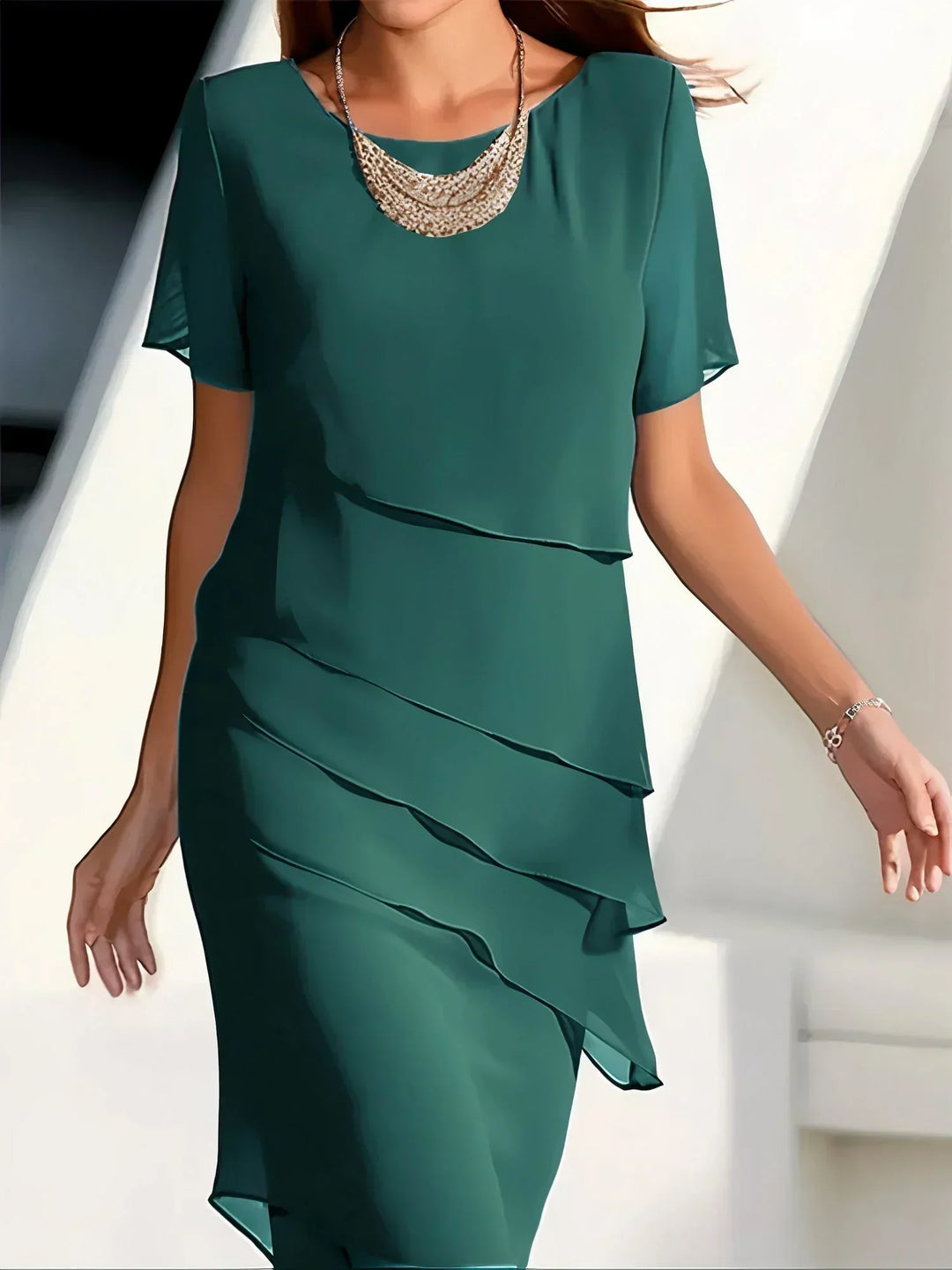 Isla | Women’s Layered Chiffon Summer Dress