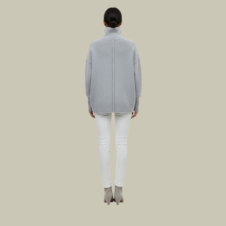 Mia | Women’s Oversized Loose-Fit Winter Turtleneck Sweater
