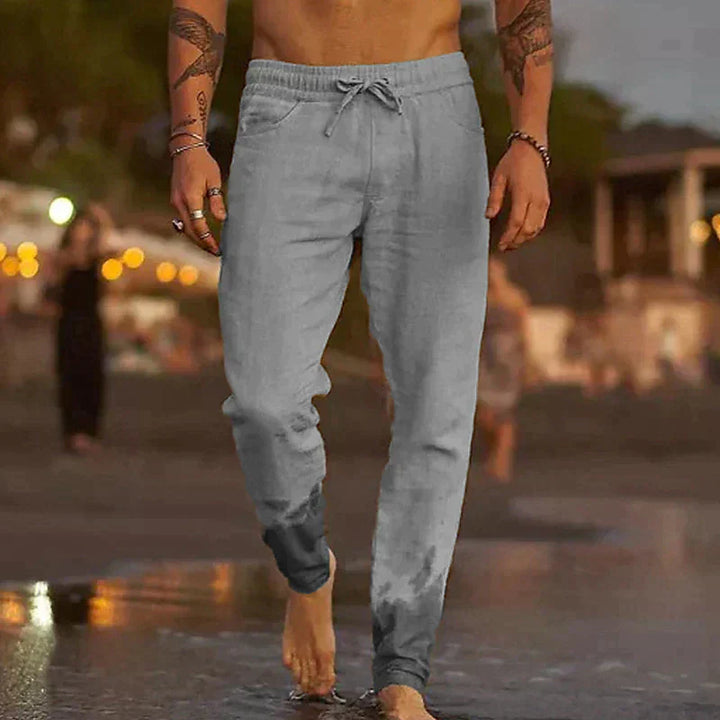 Mason | Men’s Casual Drawstring Linen Trousers