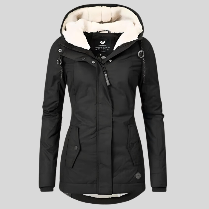 Olivia | Cozy Hooded Winter Jacket For Women