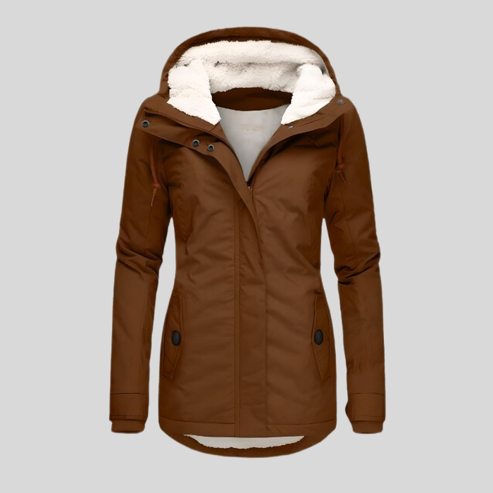 Olivia | Cozy Hooded Winter Jacket For Women