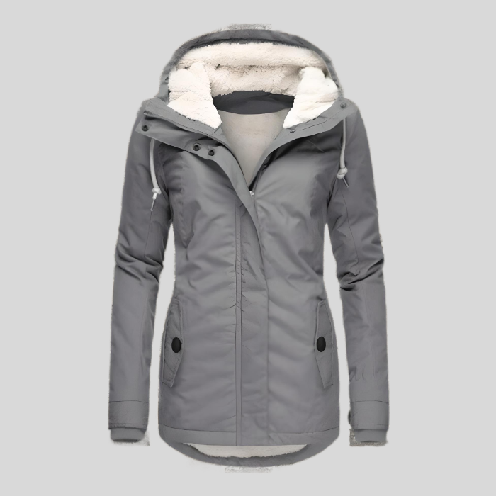 Olivia | Cozy Hooded Winter Jacket For Women