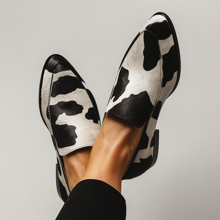 Sienna | Sleek Black Modern Loafers For Women