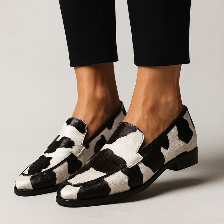Sienna | Sleek Black Modern Loafers For Women
