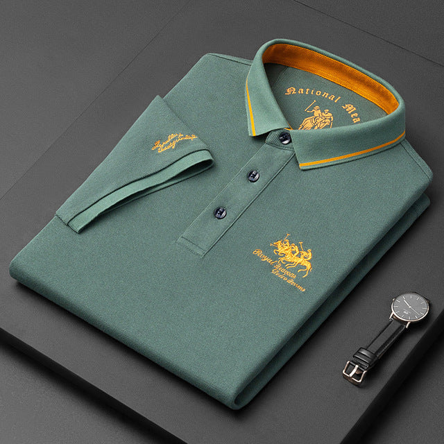 Caleb | Men’s Classic Short-Sleeve Polo Shirt