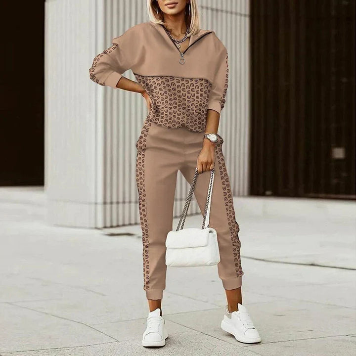 Avery | Two-Piece Women’s Zip Hoodie And Joggers Athleisure Set