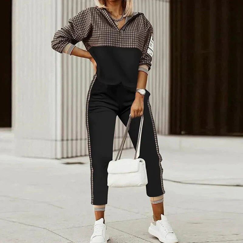 Avery | Two-Piece Women’s Zip Hoodie And Joggers Athleisure Set