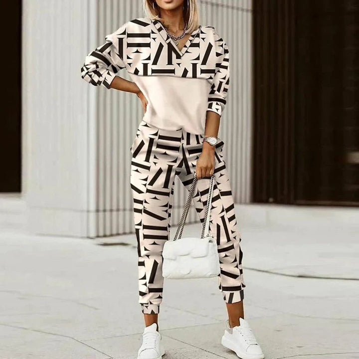 Avery | Two-Piece Women’s Zip Hoodie And Joggers Athleisure Set