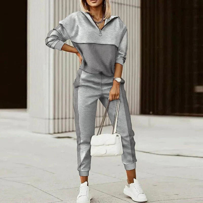 Avery | Two-Piece Women’s Zip Hoodie And Joggers Athleisure Set