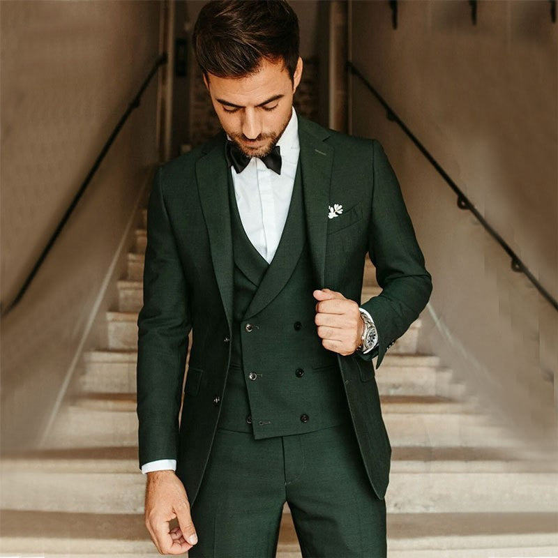 ARTHUR | Men’s Tailored Three-Piece Suit With Classic Blazer And Structured Vest