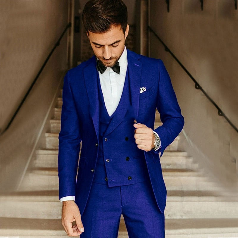 ARTHUR | Men’s Tailored Three-Piece Suit With Classic Blazer And Structured Vest
