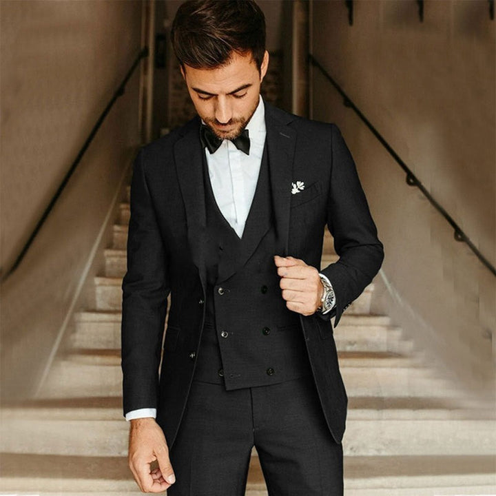 ARTHUR | Men’s Tailored Three-Piece Suit With Classic Blazer And Structured Vest